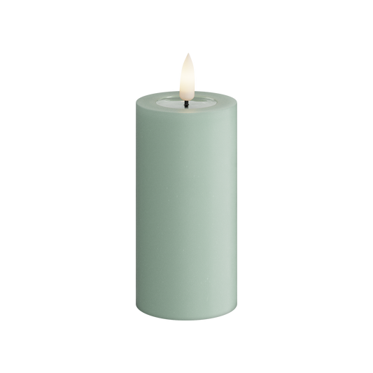 Deluxe Homeart | LED Kaars saliegroen 5x10cm