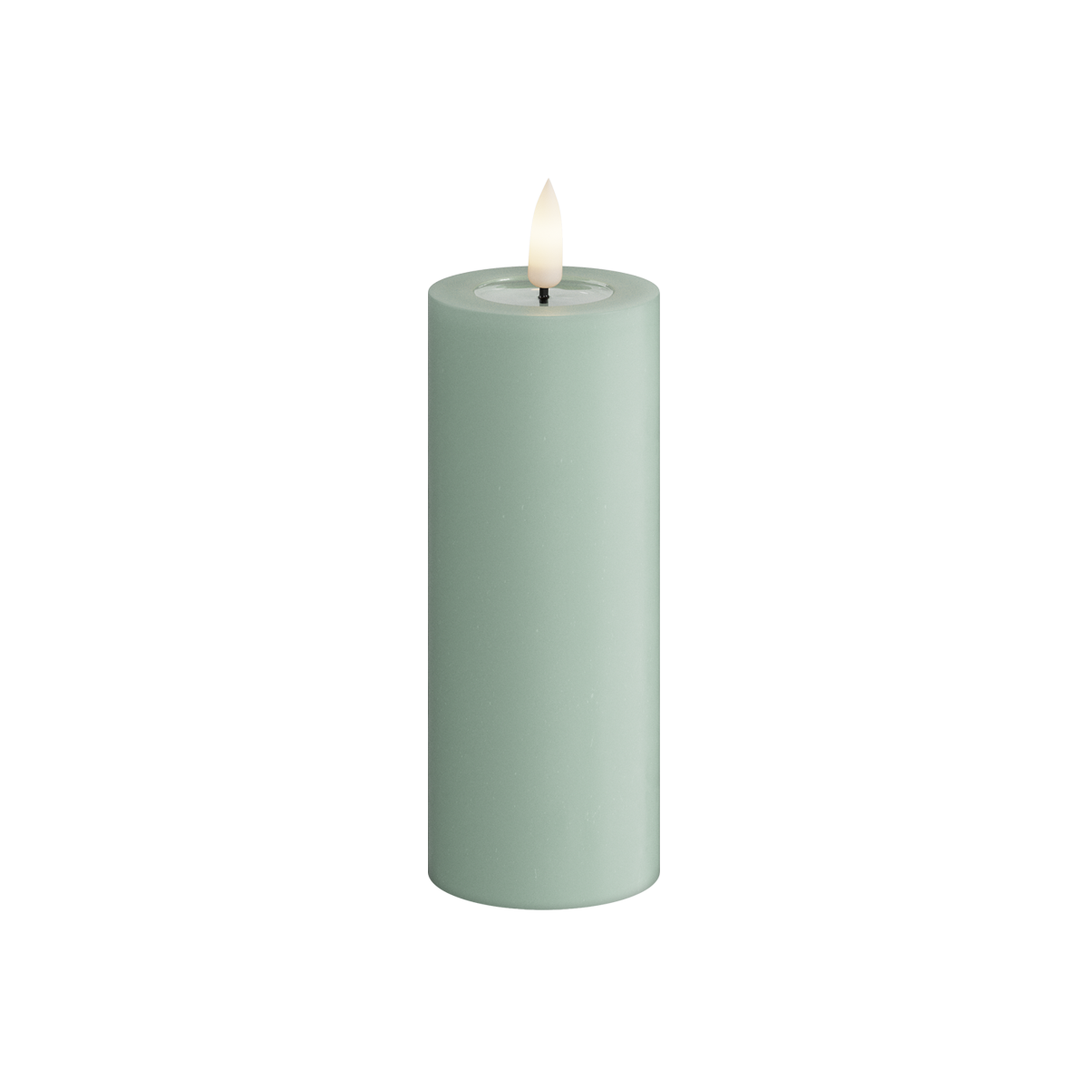 Deluxe Homeart | LED Kaars saliegroen 5x12.5cm