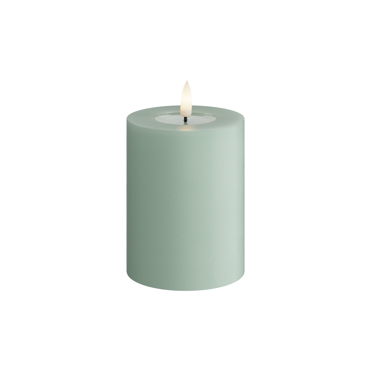 Deluxe Homeart | LED Kaars saliegroen 7.5x10cm