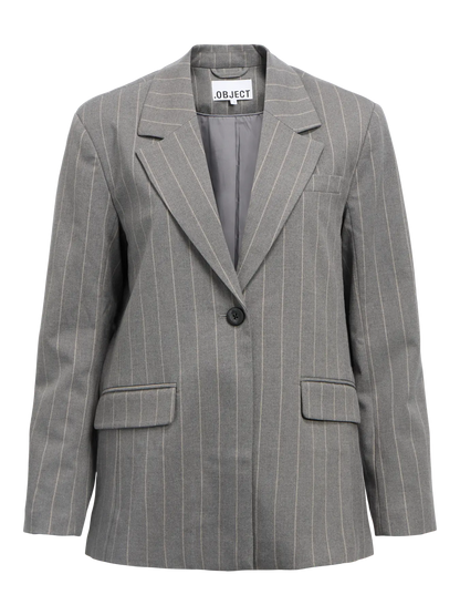 Objekt | Lisa grauer Nadelstreifenblazer
