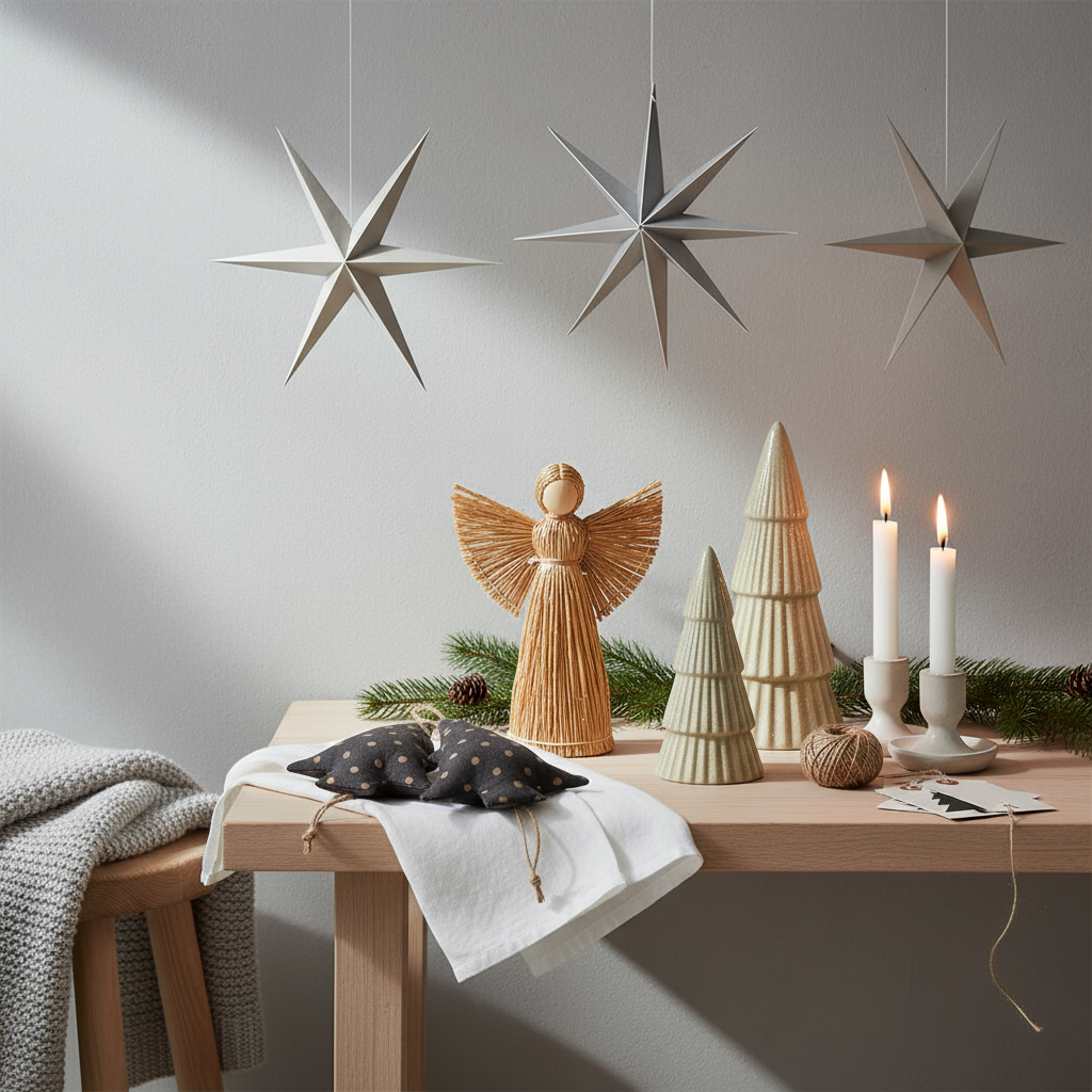 Scandinavische Kerst Banner