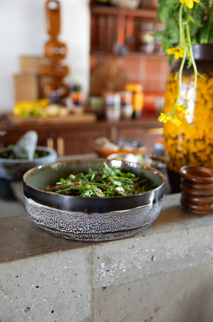 HK Living | 70's servies saladeschaal Rock on