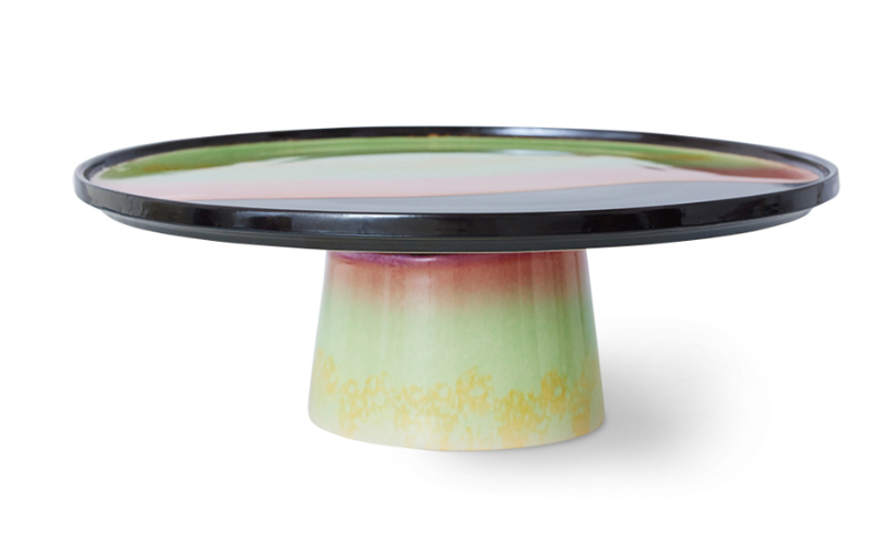 HK Living | 70's servies taartplateau M licorice
