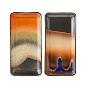 HK Living | 70's servies small trays twenty four hours set2