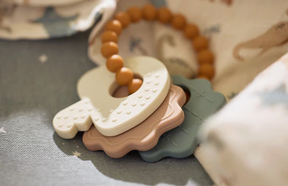 Jollein | Siliconen bijtring sleutelbos lovely birds