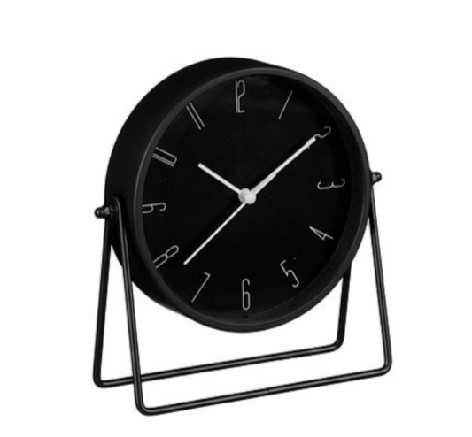 Ausgewählt von | Uhr Corky schwarz 18 cm