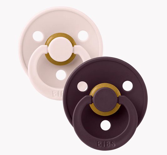 Lätzchen | Zitzenrundset 2 Blütenblätter Pflaume