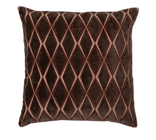 Woood | Kussen Aziz donker bruin 45cm