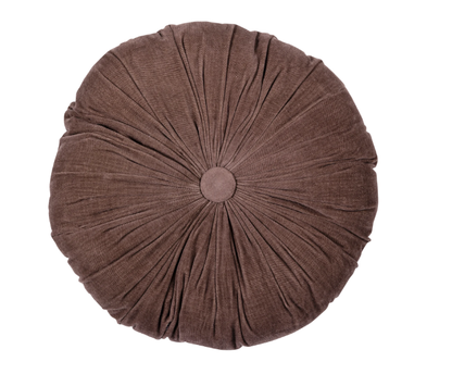 Woood | Kussen Aziz bruin rond 36cm