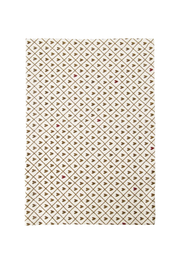 Zusss | Placemat hartjes zand/port 51x36cm