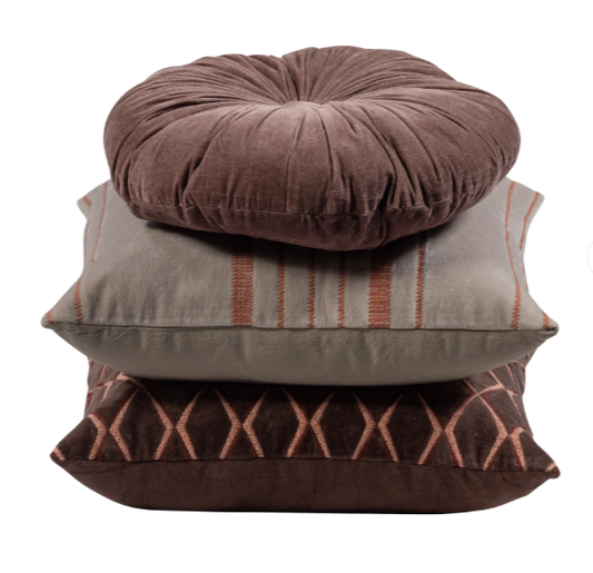 Woood | Kussen Aziz donker bruin 45cm