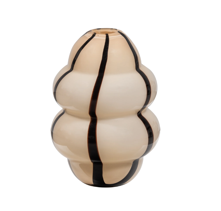 Woood | Vaas Kency glas met streep