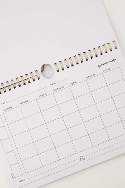 Zusss | Familieplanner alles op z'n tijd linnen