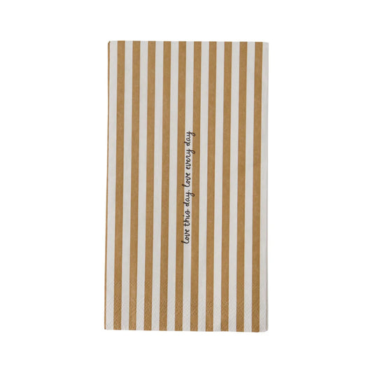 Zusss | Servetten Love this day streep 11x20 cm