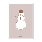 Villa Madelief | Kerstkaart sneeuwpop