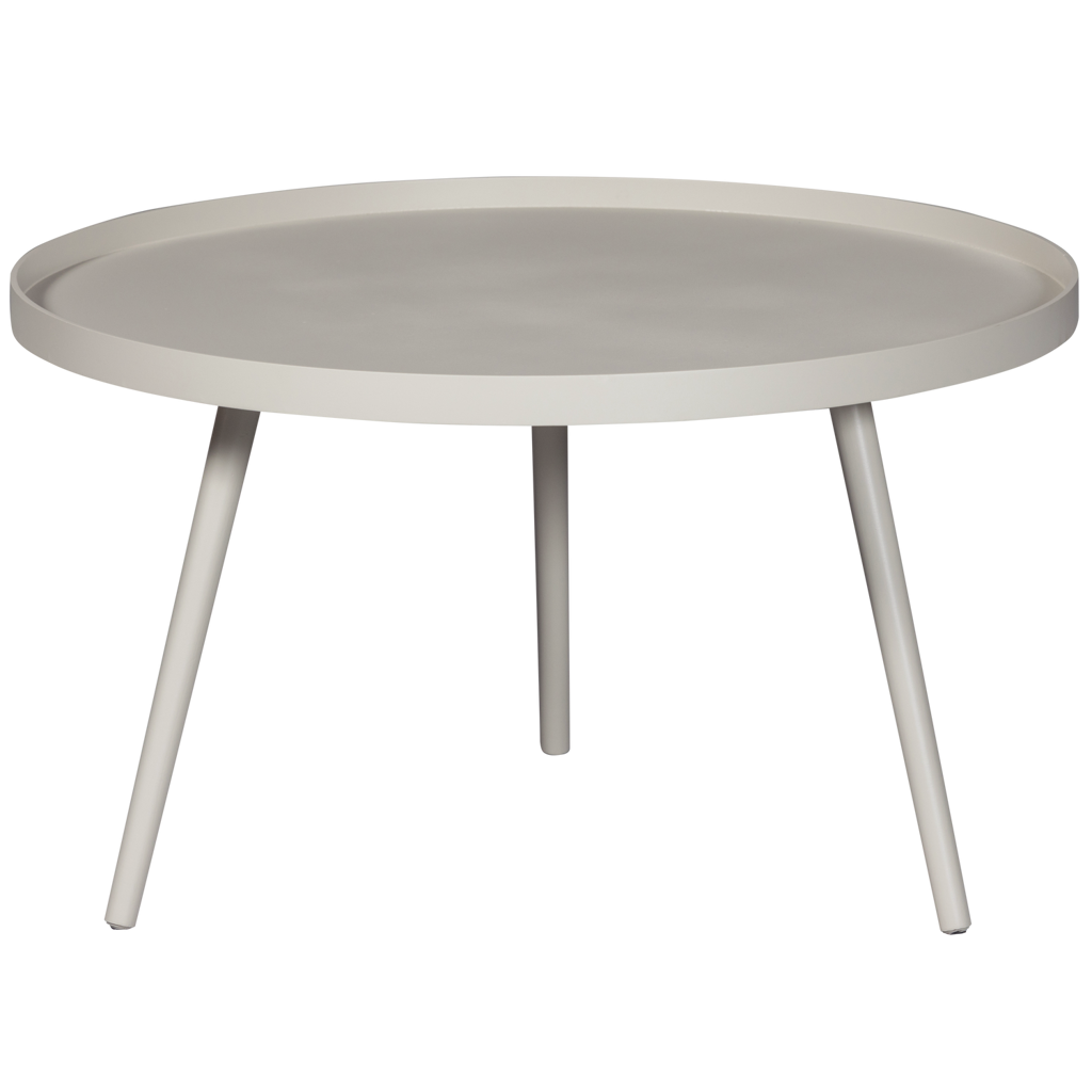 Woood | Bijzettafel Mesa XL antique beige 78cm