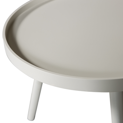 Woood | Bijzettafel Mesa M antique beige 45cm