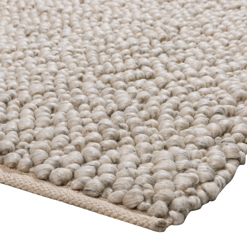 Woood | Vloerkleed Veld wol naturel 160x230cm