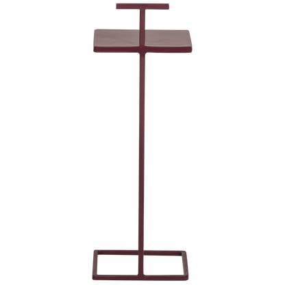 Woood | Bijzettafel Tose metaal aubergine