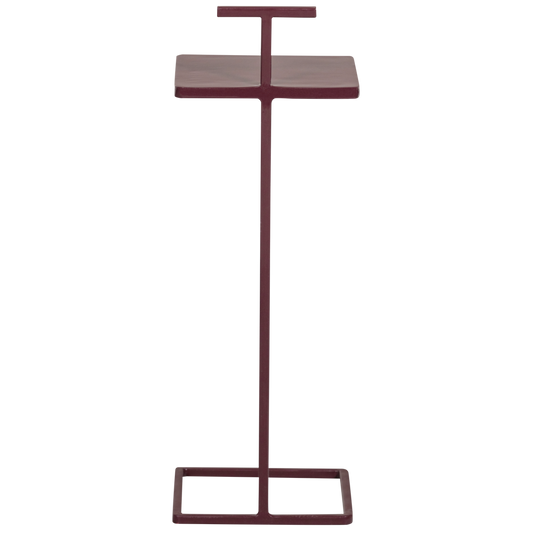 Woood | Bijzettafel Tose metaal aubergine