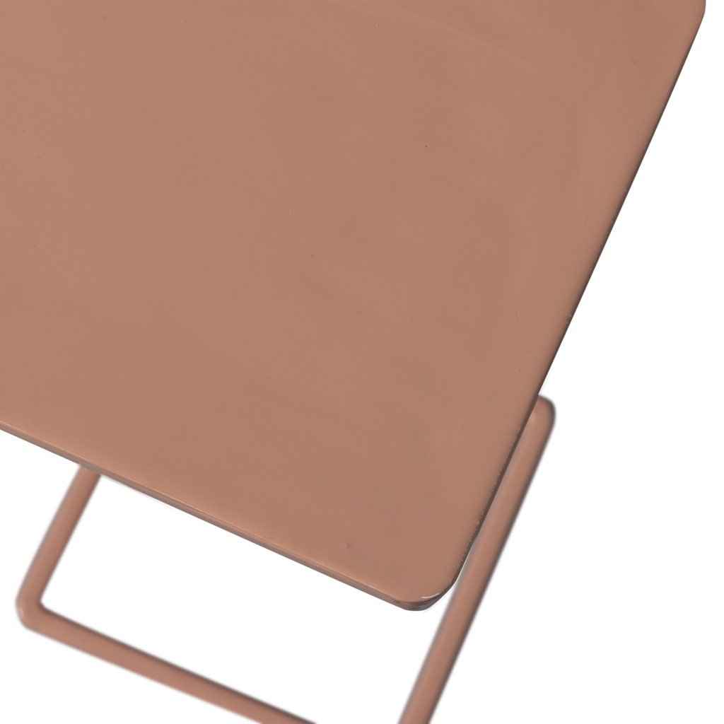 Woood | Bijzettafel Toste metaal oud roze