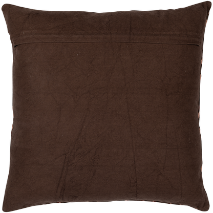 Woood | Kussens Aziz set van 3 velvet bruin/naturel