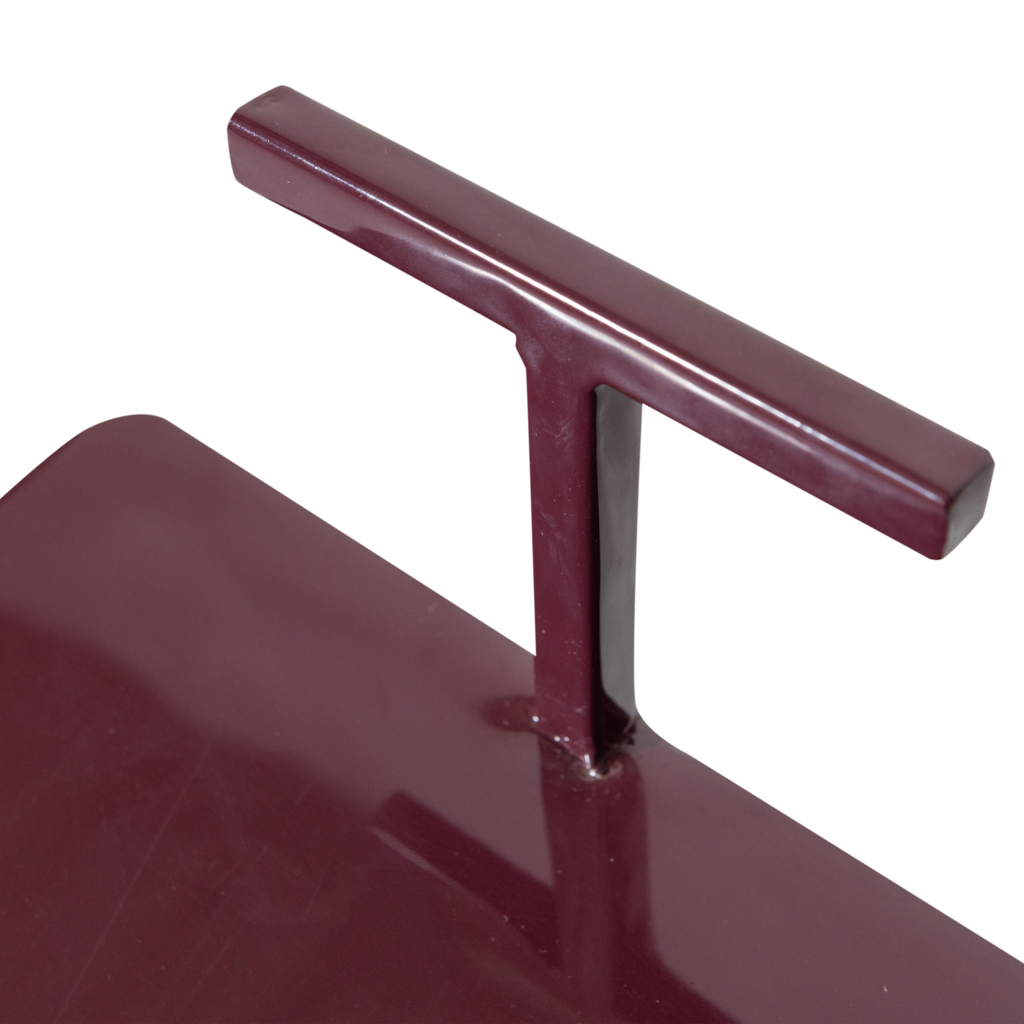 Woood | Bijzettafel Tose metaal aubergine