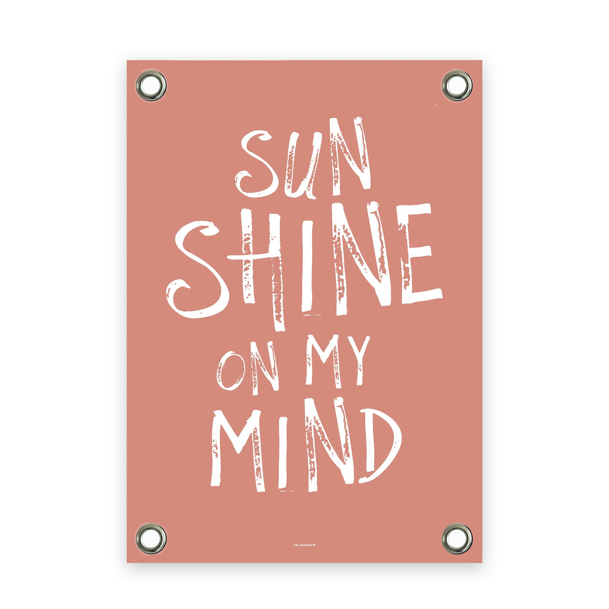 VM | Tuinposter terra wit sunshine on my mind