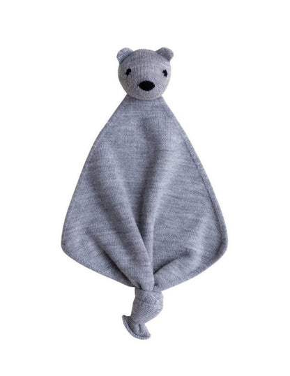 Hvid | Knuffeldoek Teddy Tokki Grey melange