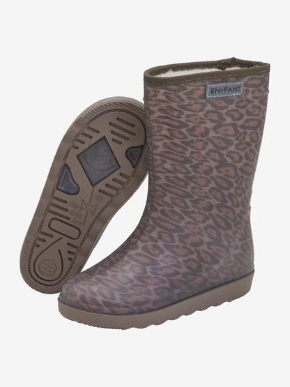 Kinder | Thermostiefel Leoparden-Kiefernrinde