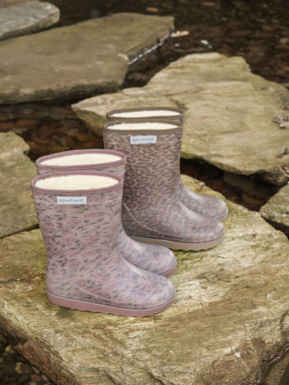 Kinder | Thermostiefel Leoparden-Kiefernrinde