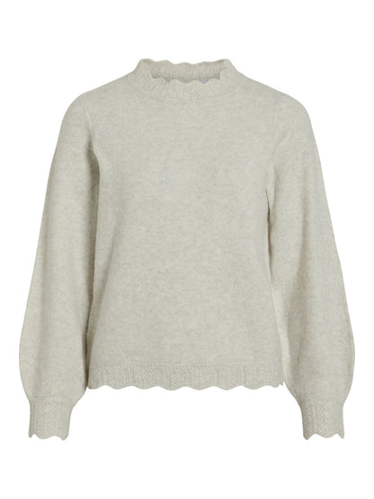 Vila | Pullover Nikolina heller Naturmelierte NOOS