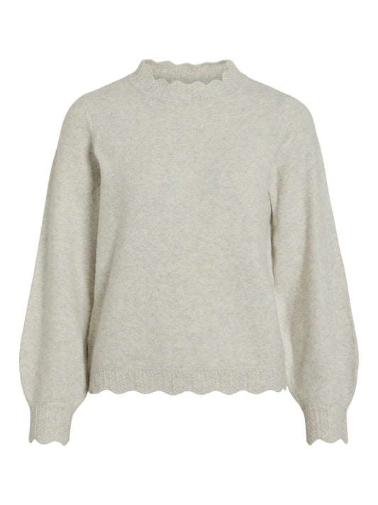 Vila | Pullover Nikolina heller Naturmelierte NOOS