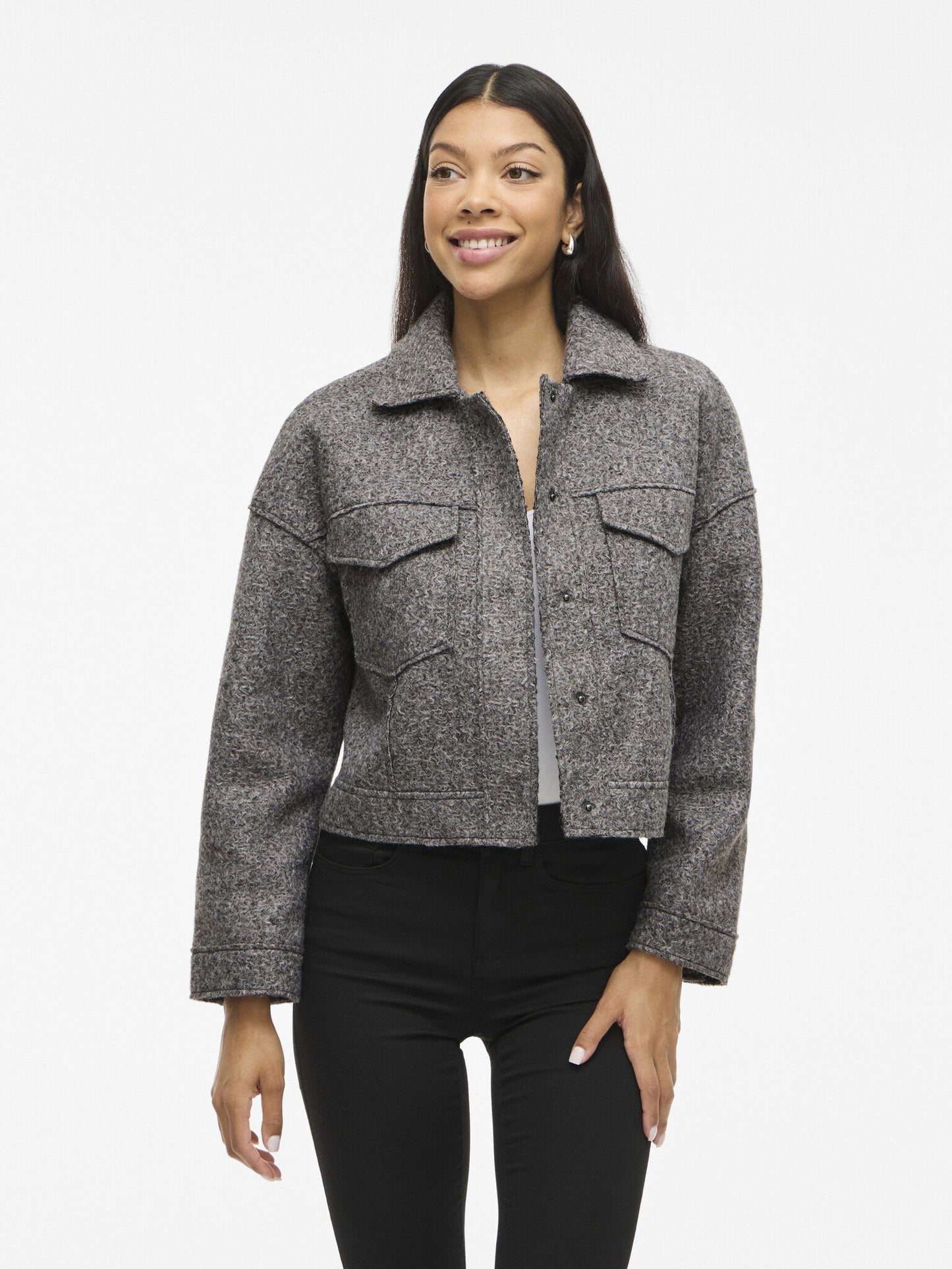 Vila | Jas franca mittelgrau