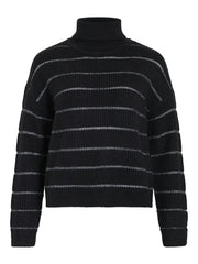 Villa | Rollkragenpullover Zaza schwarze Schönheit