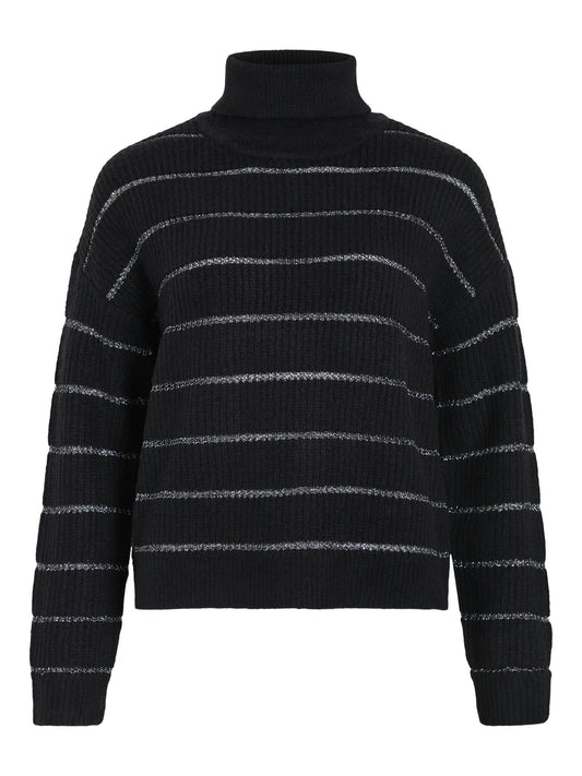 Villa | Rollkragenpullover Zaza schwarze Schönheit