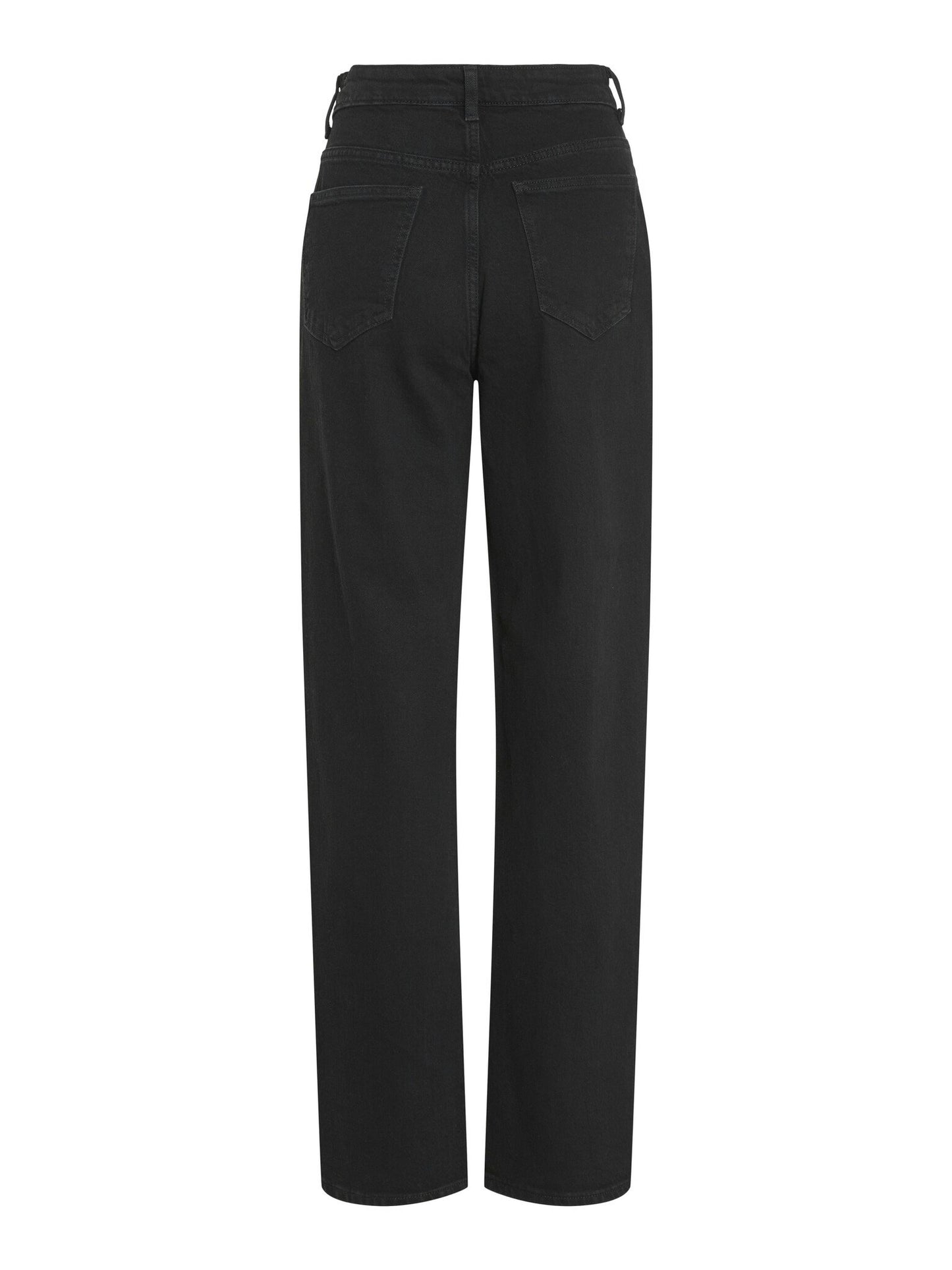 Vila | Jeans Kelly straight black denim