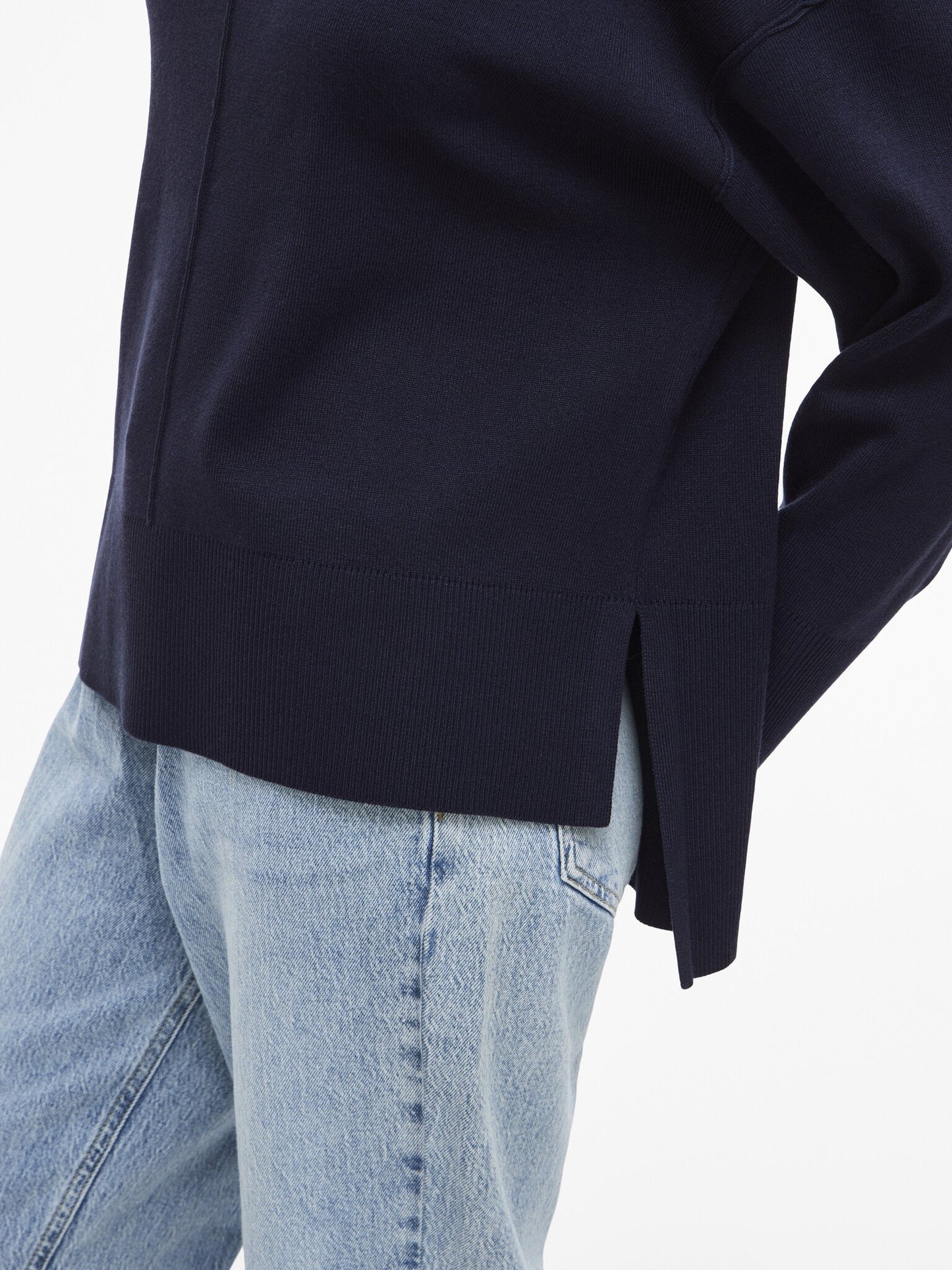 Villa | Rollkragenpullover in Marineblau von Ostria