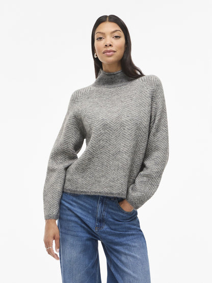 Vila | Trui Lory medium grey