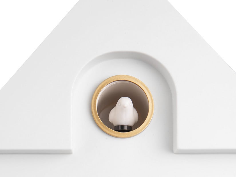 Karlsson | Weiße Kuckucksuhr