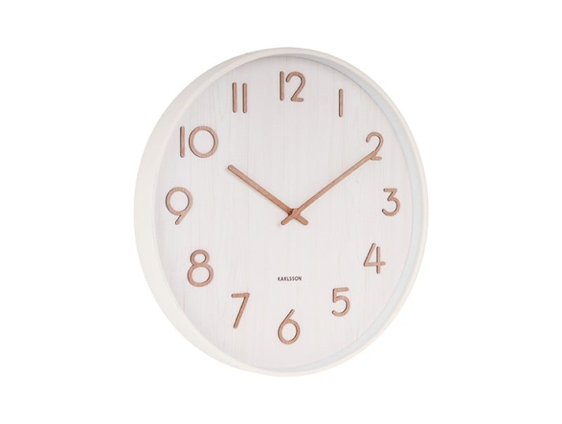 Karlsson | Wanduhr Reinweiß 40 cm