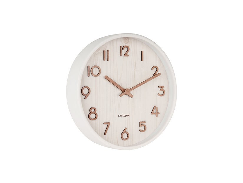 Karlsson | Wanduhr Reinweiß 22 cm