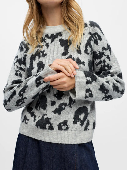 Objekt | Pullover Diana hellgrau