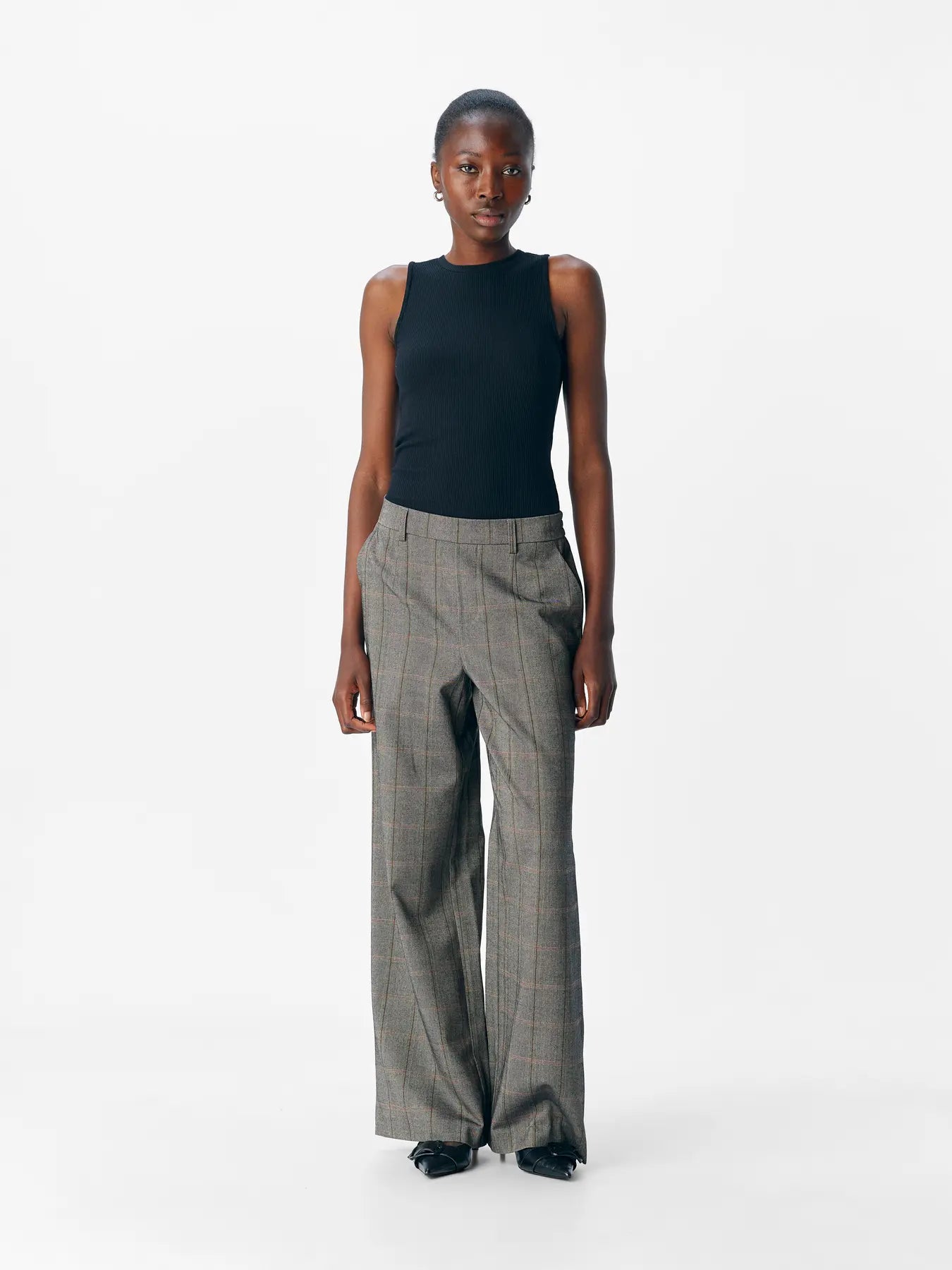 Object | Pantalon Lisa wide grote ruit