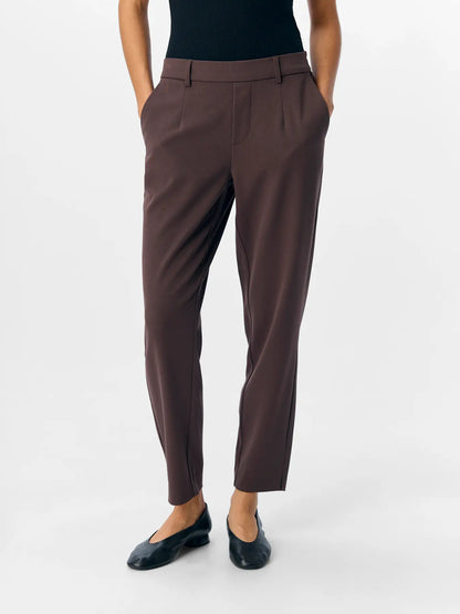 Object | Pantalon Lisa slim seal brown