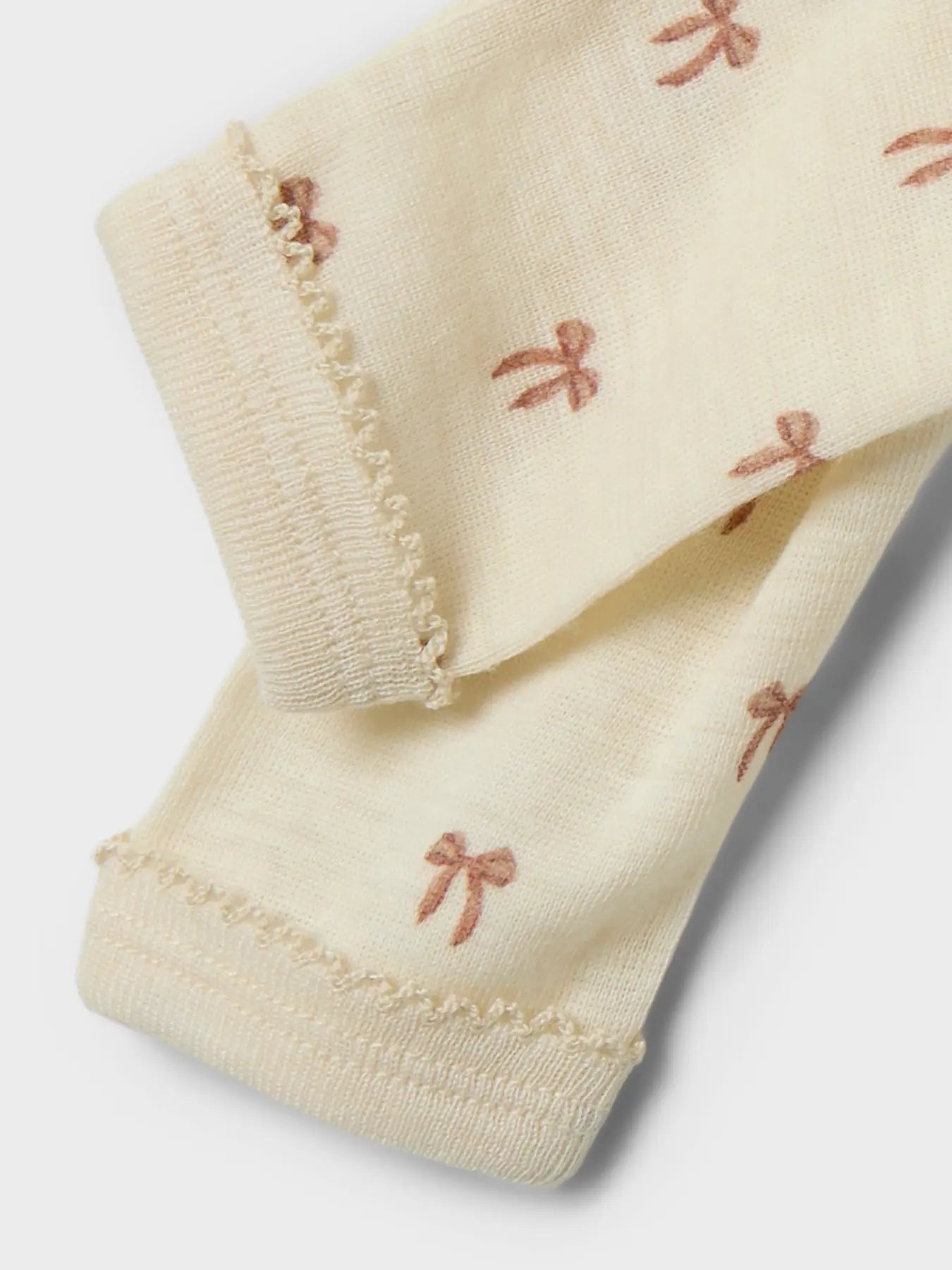 Lil Atelier | Wollen legging Nalu strikjes