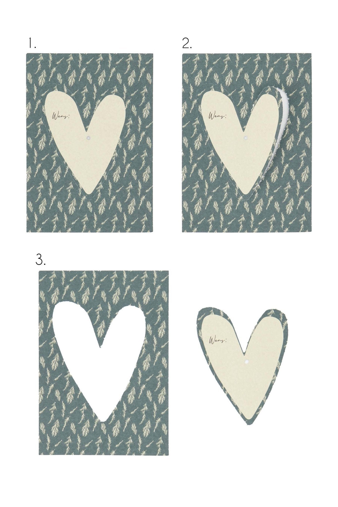 Zusss | Papieren kerstwensen multicolor