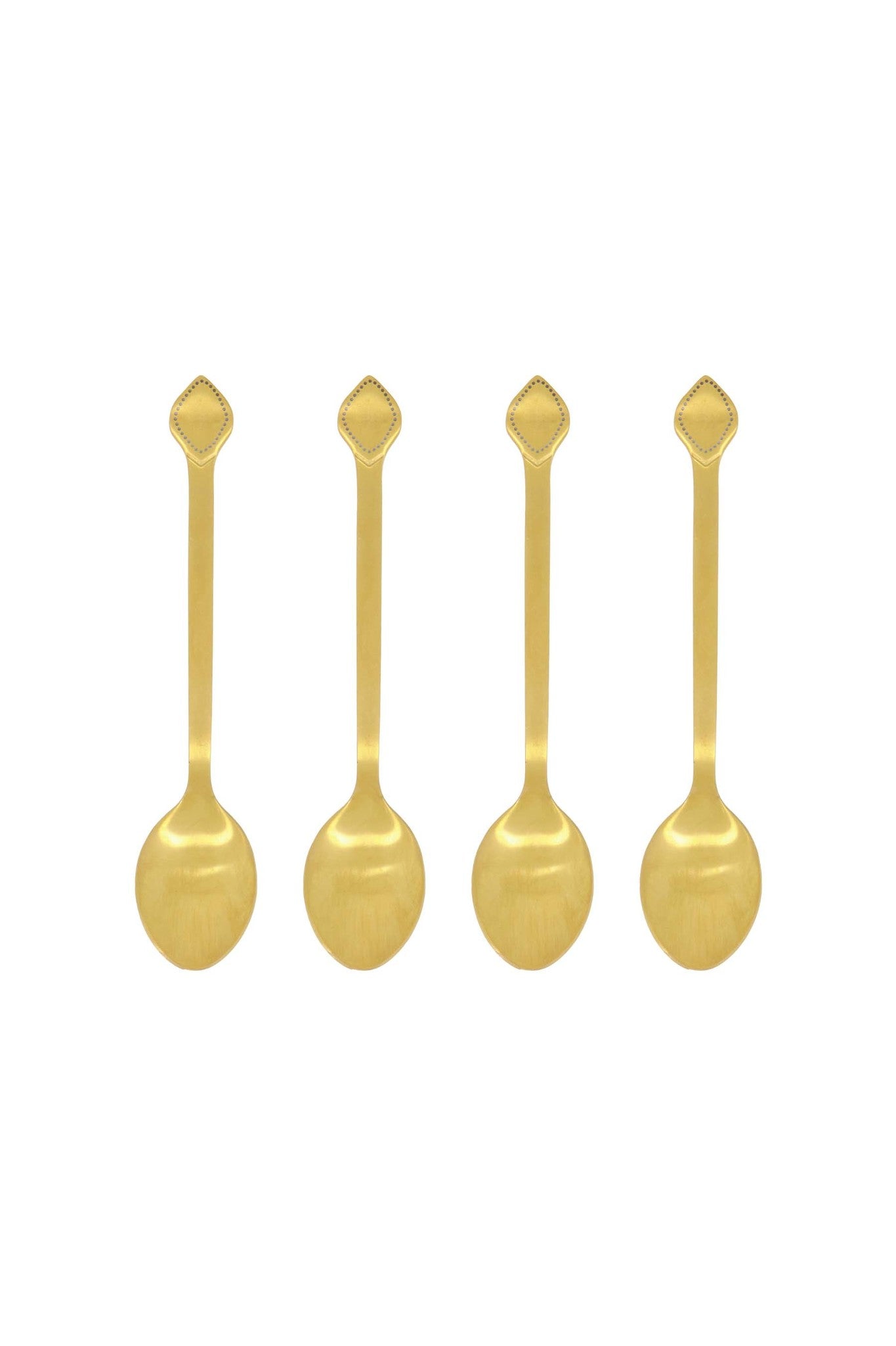 Zusss | Set van 4 lepeltjes goud
