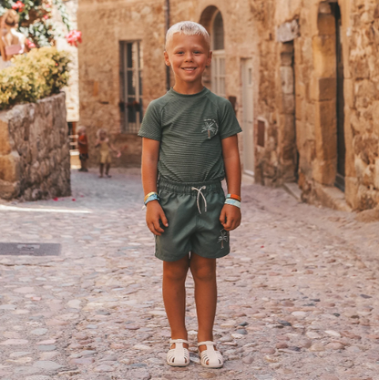 Salted Stories | Badeanzug, einfarbig grün