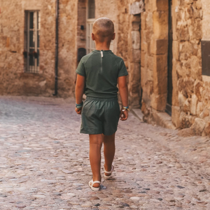 Salted Stories | Badeanzug, einfarbig grün